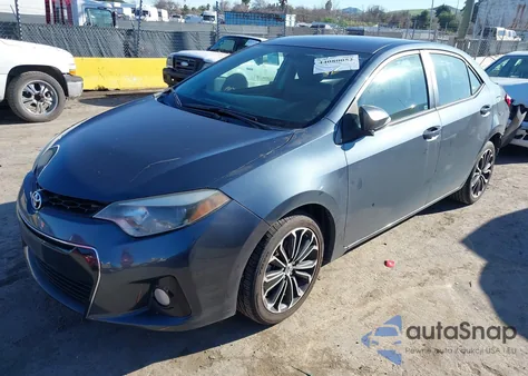 2016 Toyota Corolla S Plus z USA, uszkodzony, nr VIN 2T1BURHE8GC556316